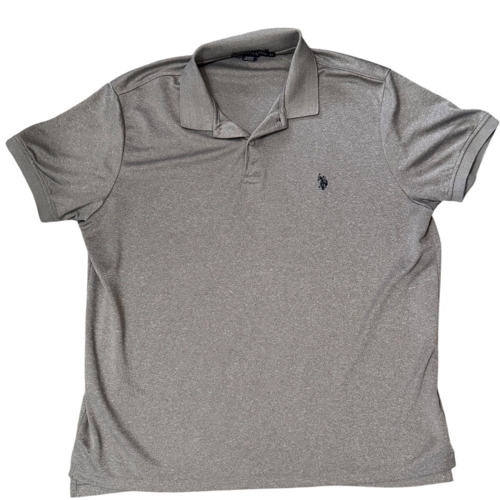U.S. POLO‎ ASSN. , Andover Gray  polo shirt Mens XL